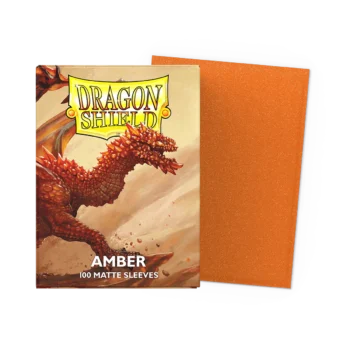 Dragon Shield: Matte Sparkle - Amber