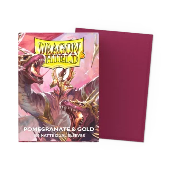 Dragon Shield: Duel Matte - Pomegranate & Gold