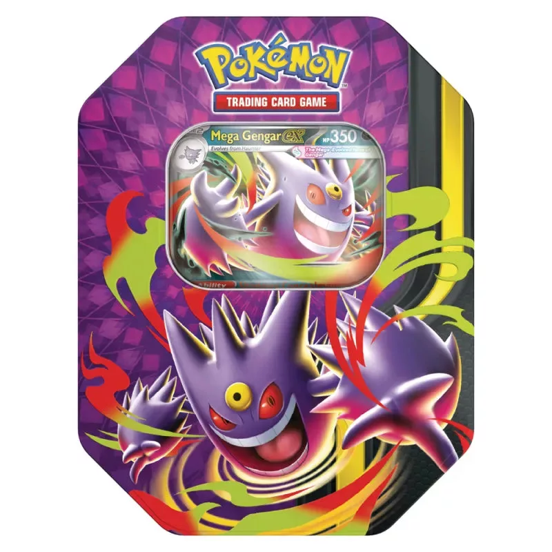 Pokemon TCG: Mega Evolution | Mega Moonlit Tin - Mega Gengar ex